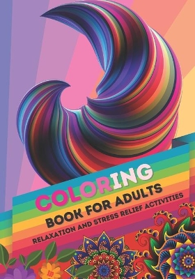 Book cover for Coloring book for adults