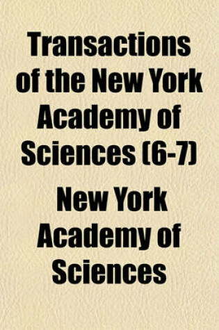 Cover of Transactions of the New York Academy of Sciences (6-7)