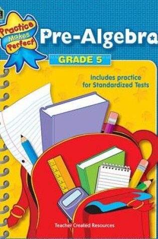 Cover of Pre-Algebra, Grade 5