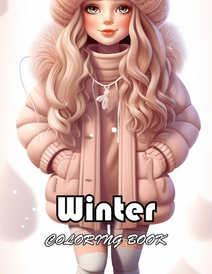 Book cover for Winter Coloring Book for Kids