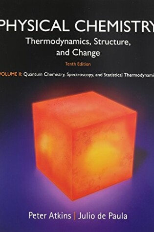 Cover of Physical Chemistry, Volume 2