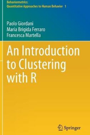 Cover of An Introduction to Clustering with R