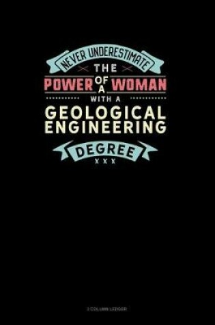 Cover of Never Underestimate The Power Of A Woman With A Geological Engineering Degree
