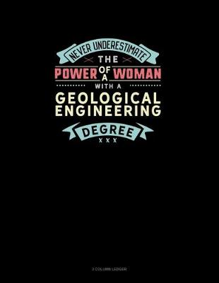 Book cover for Never Underestimate The Power Of A Woman With A Geological Engineering Degree