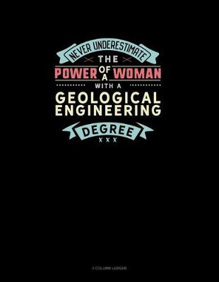 Cover of Never Underestimate The Power Of A Woman With A Geological Engineering Degree