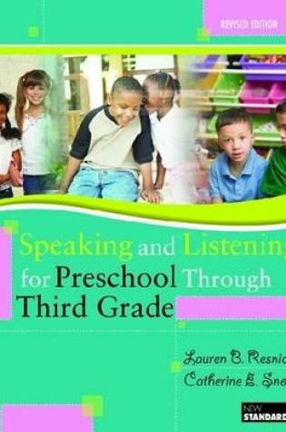 Cover of Speaking and Listening for Preschool Through Third Grade