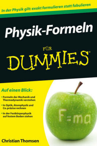 Cover of Physik-Formeln Fur Dummies
