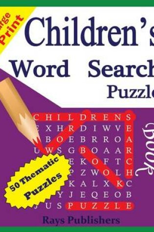 Cover of Children's Word Search Puzzle Book