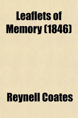 Book cover for Leaflets of Memory (Volume 7)