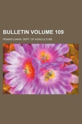 Cover of Bulletin Volume 109