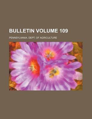 Book cover for Bulletin Volume 109