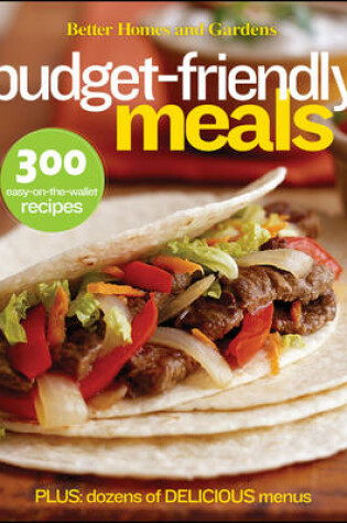 Cover of "Better Homes and Gardens" Budget-friendly Meals