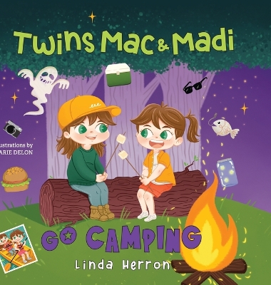 Book cover for Twins Mac & Madi Go Camping
