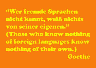 Book cover for Language Postcard (Goethe)