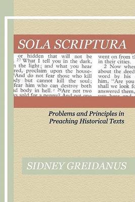 Book cover for Sola Scriptura