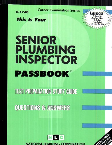 Book cover for Senior Plumbing Inspector