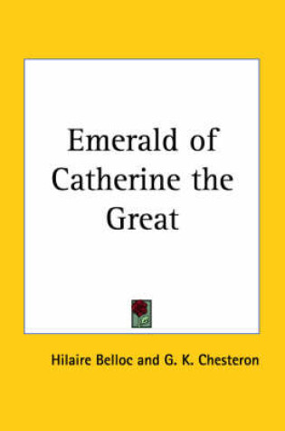 Cover of Emerald of Catherine the Great (1926)