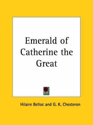 Book cover for Emerald of Catherine the Great (1926)