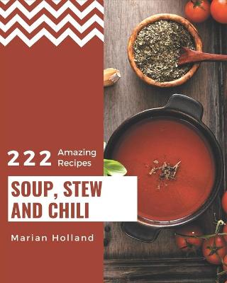 Book cover for 222 Amazing Soup, Stew and Chili Recipes