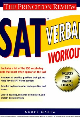 Cover of Sat Verbal Workbook