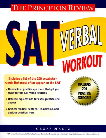 Book cover for Sat Verbal Workbook