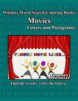 Book cover for Whimsy Word Search, Movies