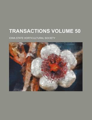 Book cover for Transactions Volume 50