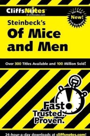 Cover of CliffsNotes on Steinbeck's Of Mice and Men
