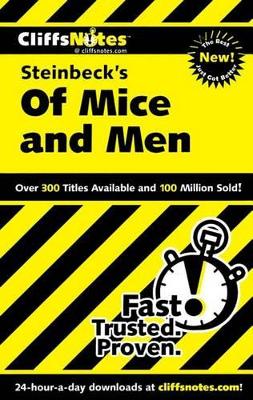 Book cover for CliffsNotes on Steinbeck's Of Mice and Men