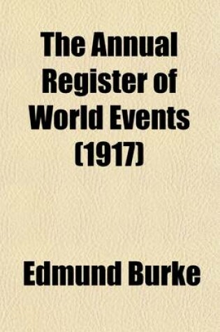 Cover of The Annual Register (Volume 158)