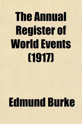 Book cover for The Annual Register (Volume 158)