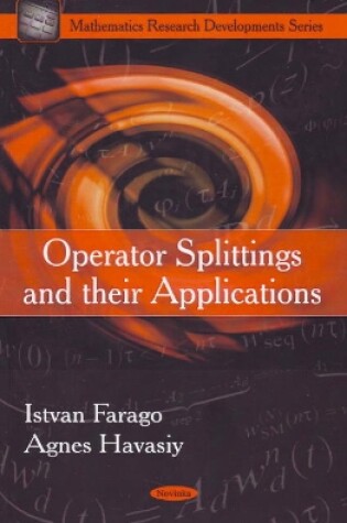 Cover of Operator Splittings & their Applications