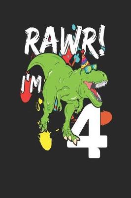 Book cover for Rawr! I'm 4