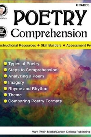 Cover of Poetry Comprehension, Grades 6 - 8