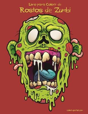 Cover of Livro para Colorir de Rostos de Zumbi