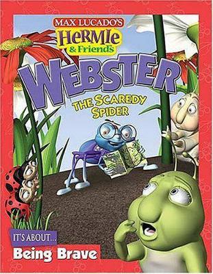 Book cover for Webster, the Scaredy Spider