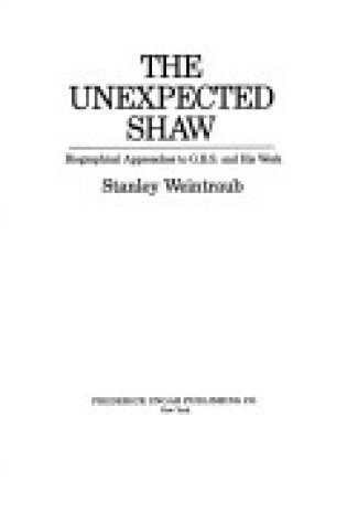Cover of Unexpected Shaw