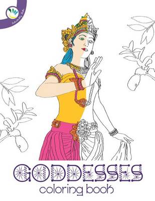 Book cover for Goddesses Coloring Book