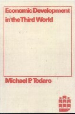 Cover of Economic Development in the Third World