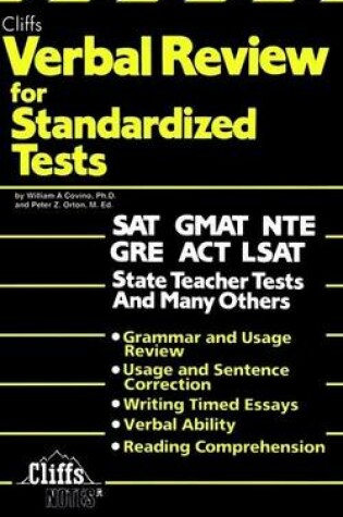 Cover of Verbal Review for Standardized Tests