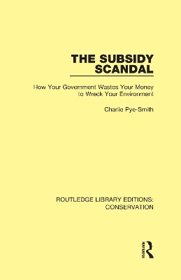 Book cover for The Subsidy Scandal