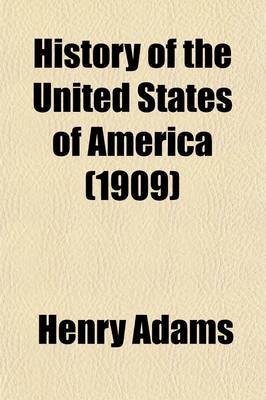 Book cover for History of the United States of America (Volume 1)