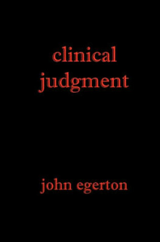 Cover of Clinical Judgment