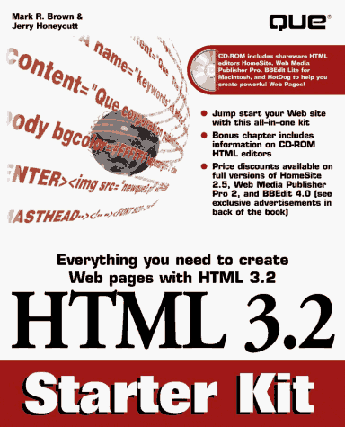 Book cover for HTML 3.2 Starter Kit