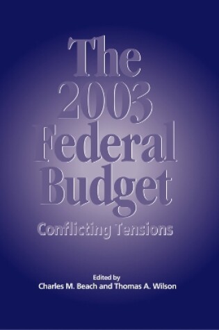 Cover of The 2003 Federal Budget