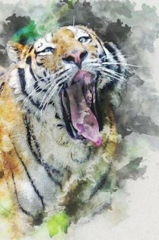 Cover of Siberian Tiger Watercolor Painting Journal
