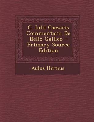 Book cover for C. Iulii Caesaris Commentarii de Bello Gallico