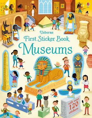 Book cover for First Sticker Book Museums