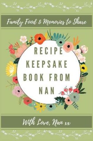 Cover of Recipe Keepsake Book From Nan