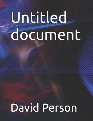 Book cover for Untitled document